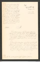 k.k. naturhistorisches Hofmuseum, Intendanzakten 1885-1896 (Hauer), Aktenzahl Z.405/1887, Seite 1